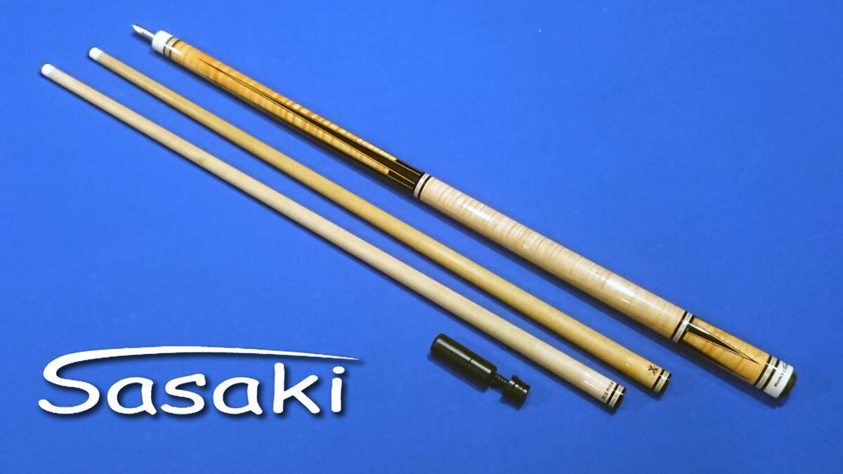 Yahoo!オークション - SASAKI ササキ キャロムキュー 2シャフト Yahoo!オークション - SASAKI ササキ キャロムキュー 2シャフト