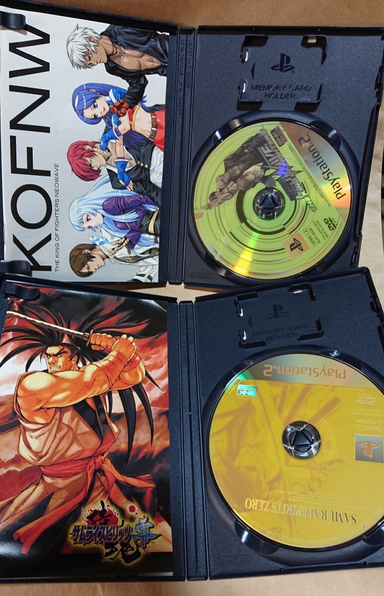 PS2 SNK格闘ゲームPlayStation2ソフト5セット【KOF 2002/2003/NEO WAVE/MAXIMUM IMPACT/サムライスピリッツ零 】_画像3