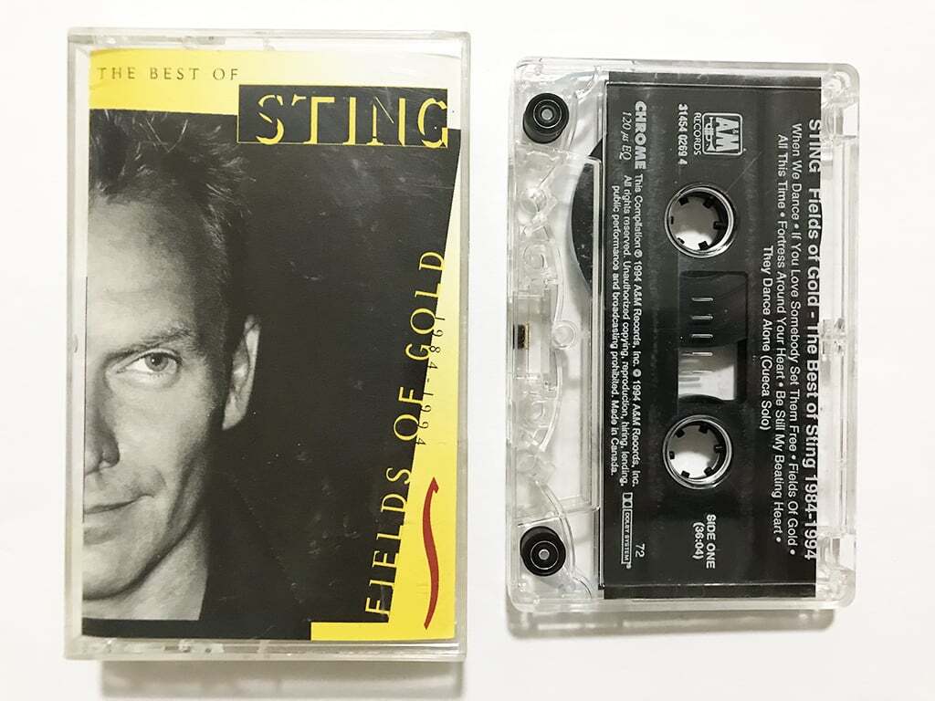 ■カセットテープ■スティング Sting『The Best Of 1984-1994』「Englishman In New York」などベスト■同梱8本まで送料185円の画像1