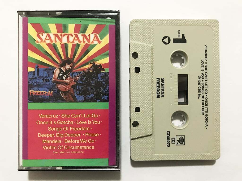 ■カセットテープ■サンタナ Santana『Freedom』■同梱8本まで送料185円_画像1