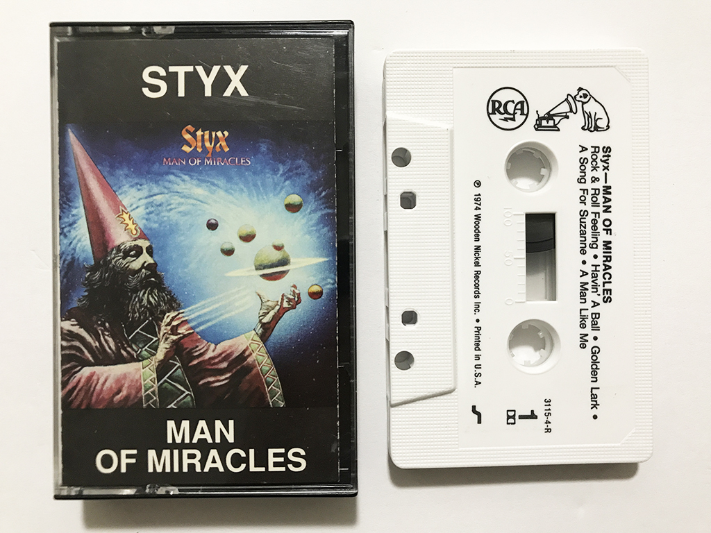 ■カセットテープ■スティクス Styx『Man Of Miracles』■同梱8本まで送料185円の画像1