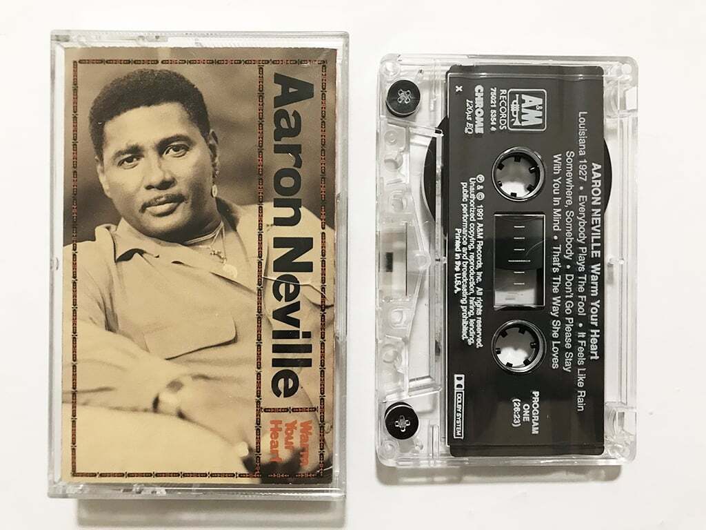 ■カセットテープ■アーロン・ネヴィル Aaron Neville『Warm Your Heart』■同梱8本まで送料185円_画像1