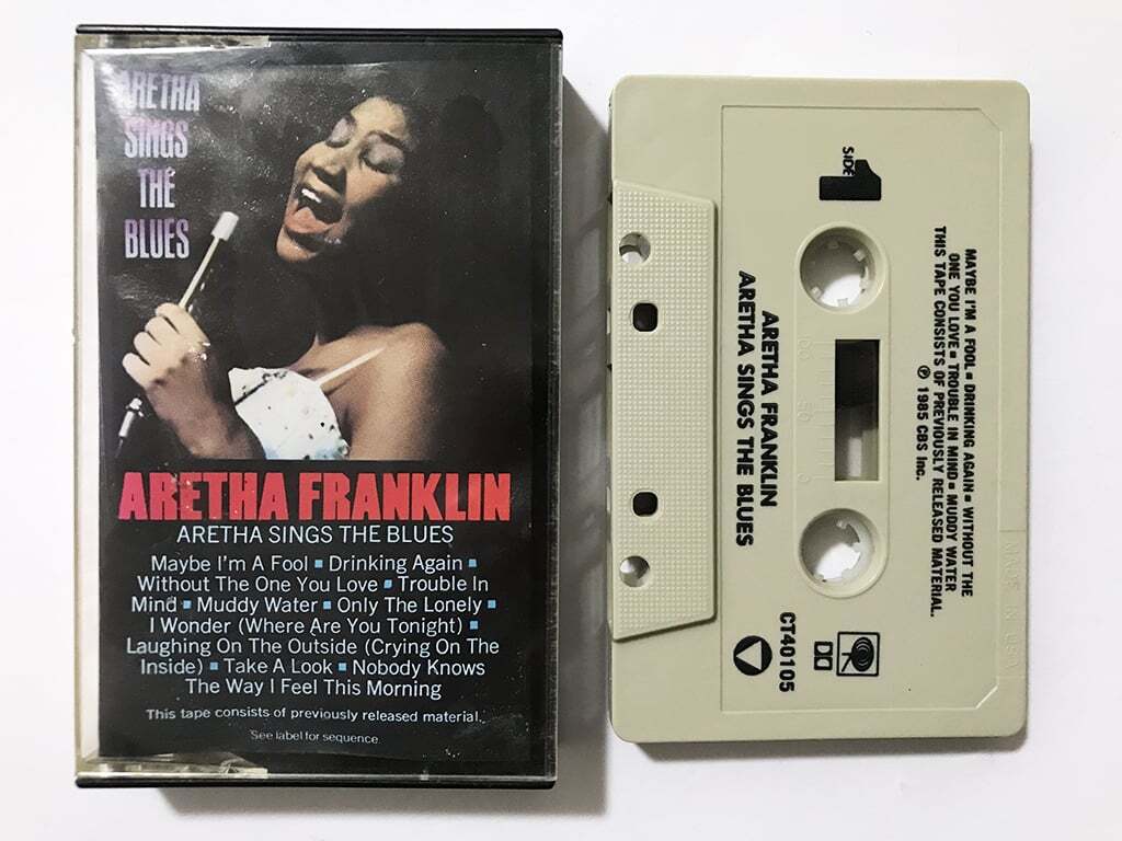 ■カセットテープ■アレサ・フランクリン Aretha Franklin『Sings The Blues』60年代コロンビア録音■同梱8本まで送料185円_画像1