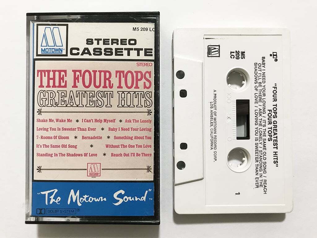 # cassette tape # four * tops Four Tops[Greatest Hits] the best record motor unR&B soul # including in a package 8ps.@ till postage 185 jpy 