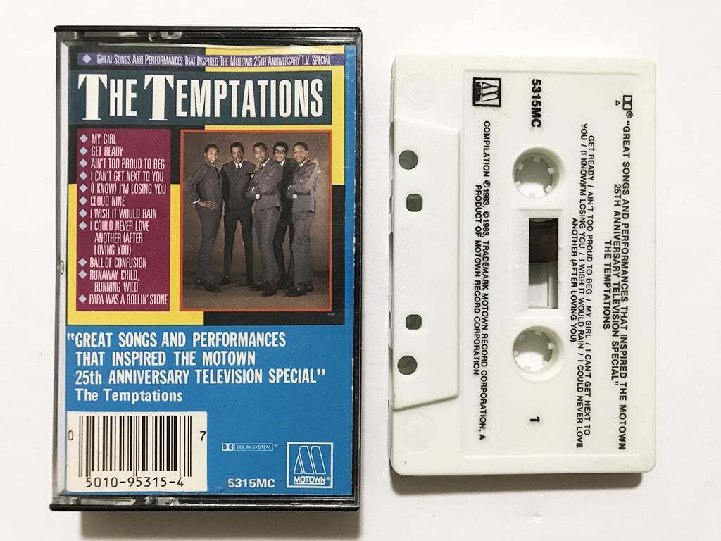 ■カセットテープ■Temptations『Great Songs And Performance That Inspired The Motown 25th Anniversary Television Special』_画像1