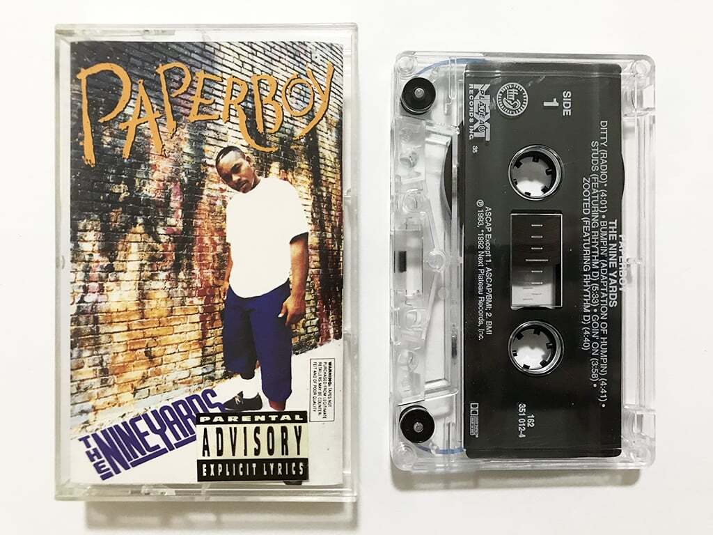 # cassette tape #Paperboy[The Nine Years]Hip Hop# including in a package 8ps.@ till postage 185 jpy 