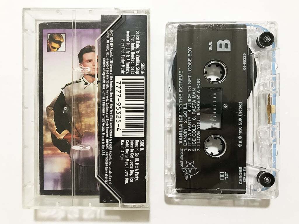 # cassette tape #Vanilla Ice[To The Extreme]Rap Hip Hop# including in a package 8ps.@ till postage 185 jpy 