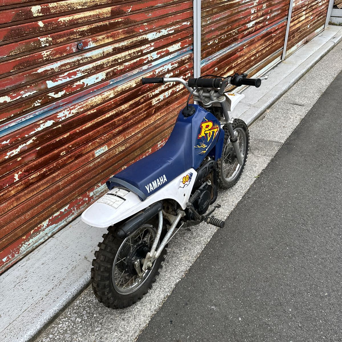 1円〜売り切り ヤマハ PW80 レーサー キッズバイク　遊び キャンプ にもってこい！ YAMAHA HONDA QR50 ポケバイ 子供の初めてのバイクに_画像3