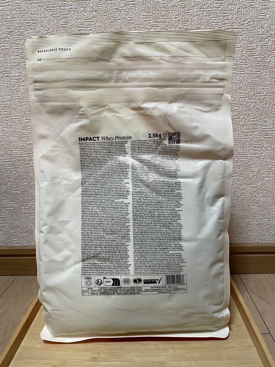 マイプロテイン　インパクト　ホエイプロテイン　ナチュラルチョコレート味　5kg （2.5kg×2袋）