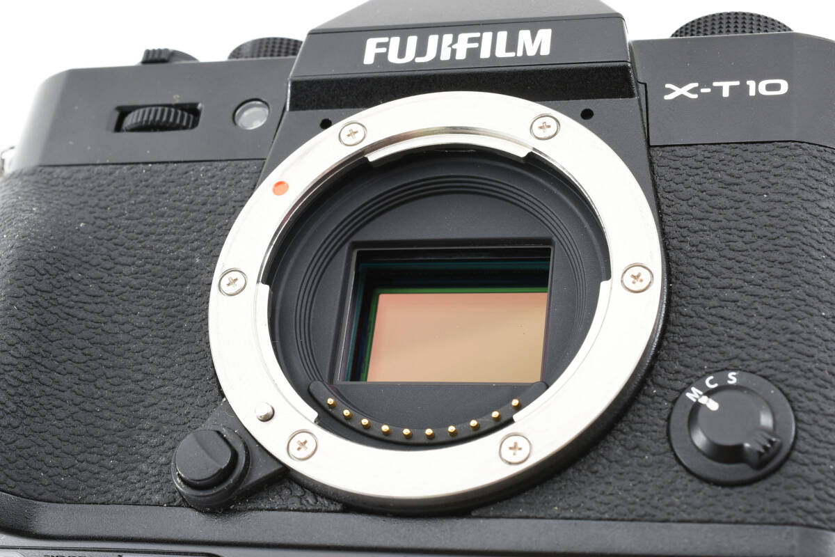 1円～極上品＊富士フイルム FUJIFILM X-T100 ブラック ボディ デジタル ミラーレス 一眼カメラの画像10