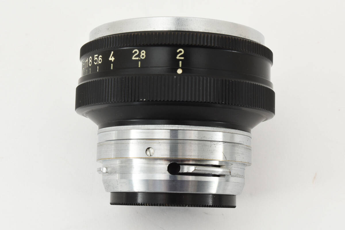 極上品＊ Nikon ニコン NIKKOR-H・C 5cm 50mm F2 Sマウント ブラック_画像9