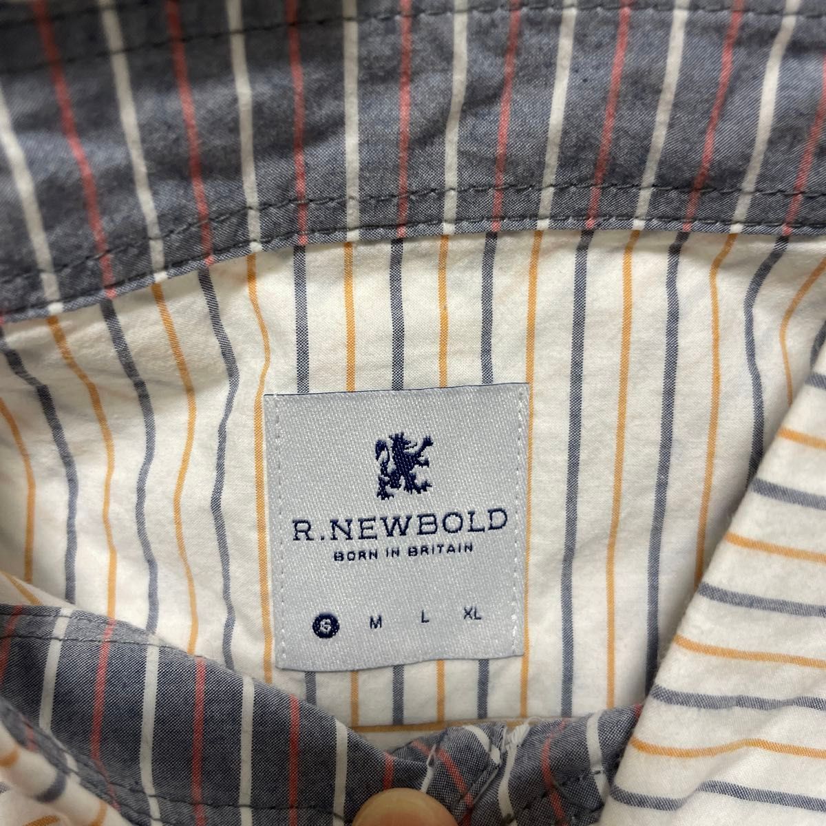 R.NEWBOLD アールニューボールド 5分丈シャツ Sサイズ