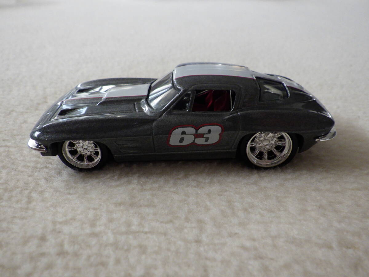 ◆ホットウィール 1/50 '63 シェビー コルベット 濃銀 '63 CHEVY CORVETTE Hot Wheelsの画像2