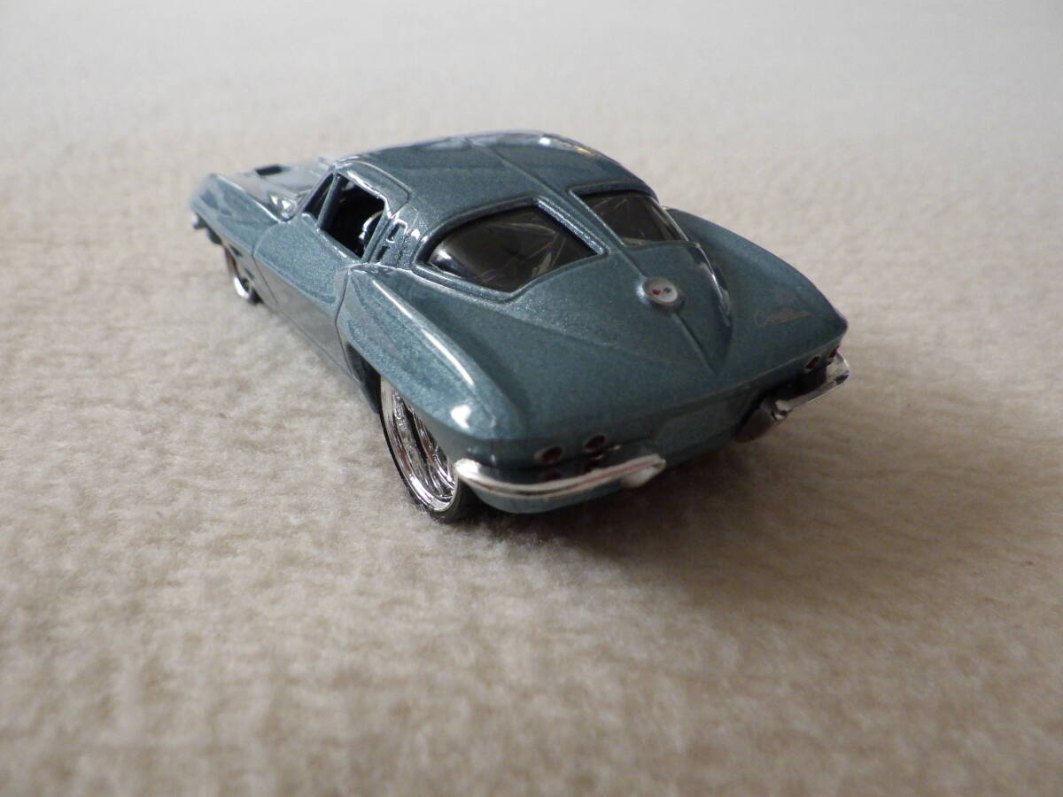 ◆ホットウィール 1/50 '63 シェビー コルベット 淡青 '63 CHEVY CORVETTE Hot Wheelsの画像3