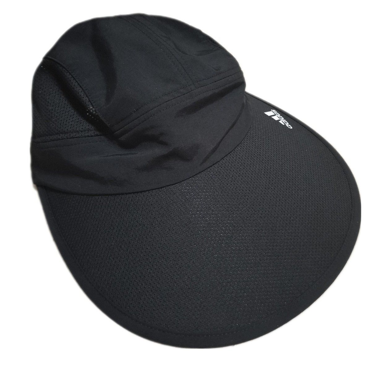 アディダス レディース ワイドバイザー サンバイザー メッシュ 帽子 キャップ ブラック adidas 紫外線対策 UV対策 夏
