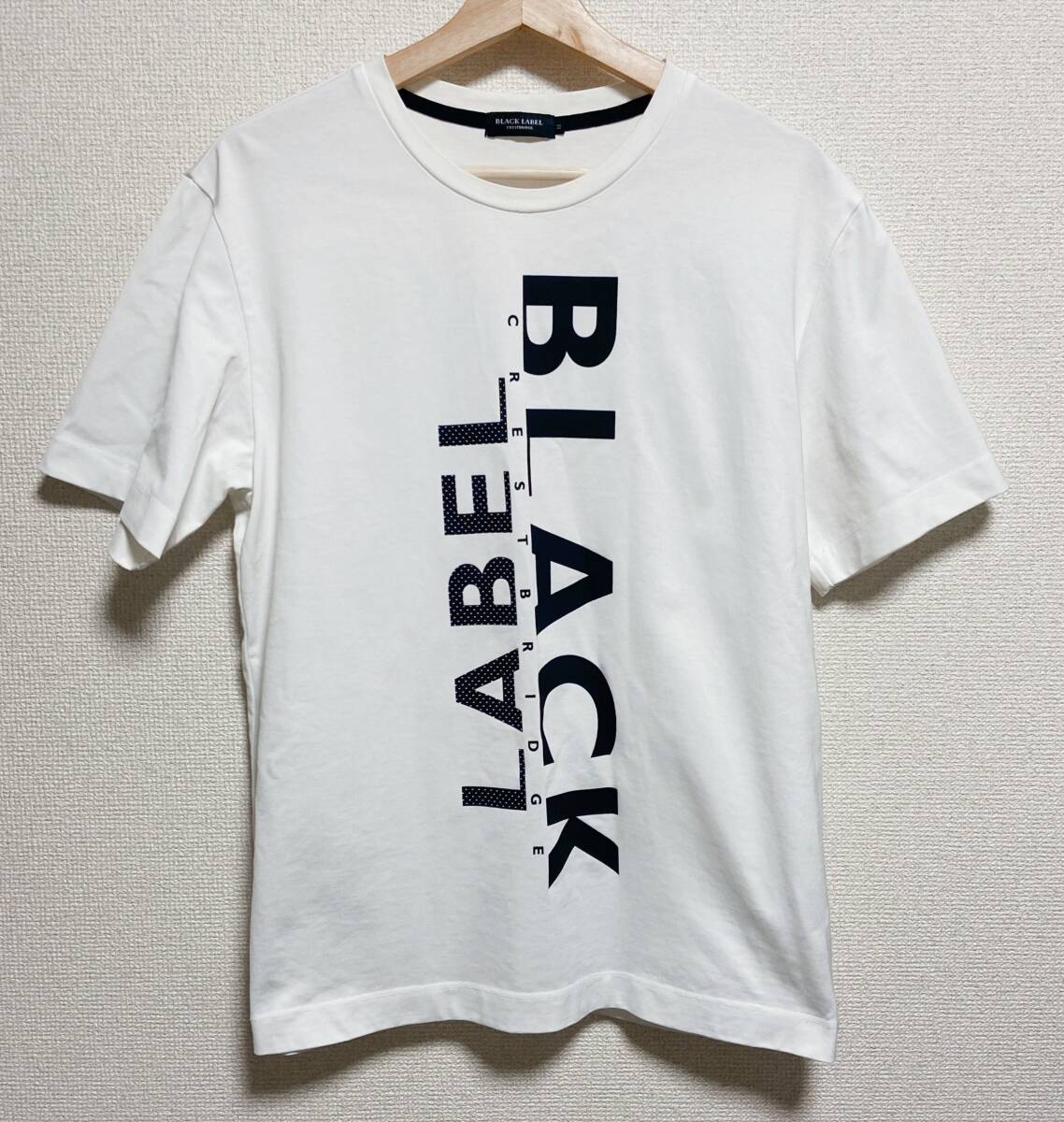 美品 ブラックレーベルクレストブリッジ Tシャツ 白 サイズM BLACK LABEL CRESTBRIDGE_画像1