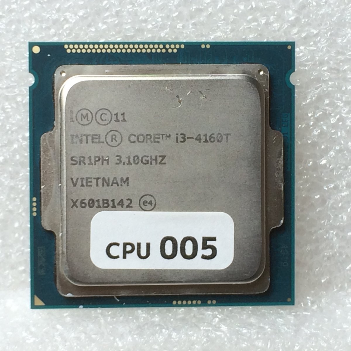 CPU005★中古抜取り・未検査★intel Core i3-4160T 5個セット_画像1