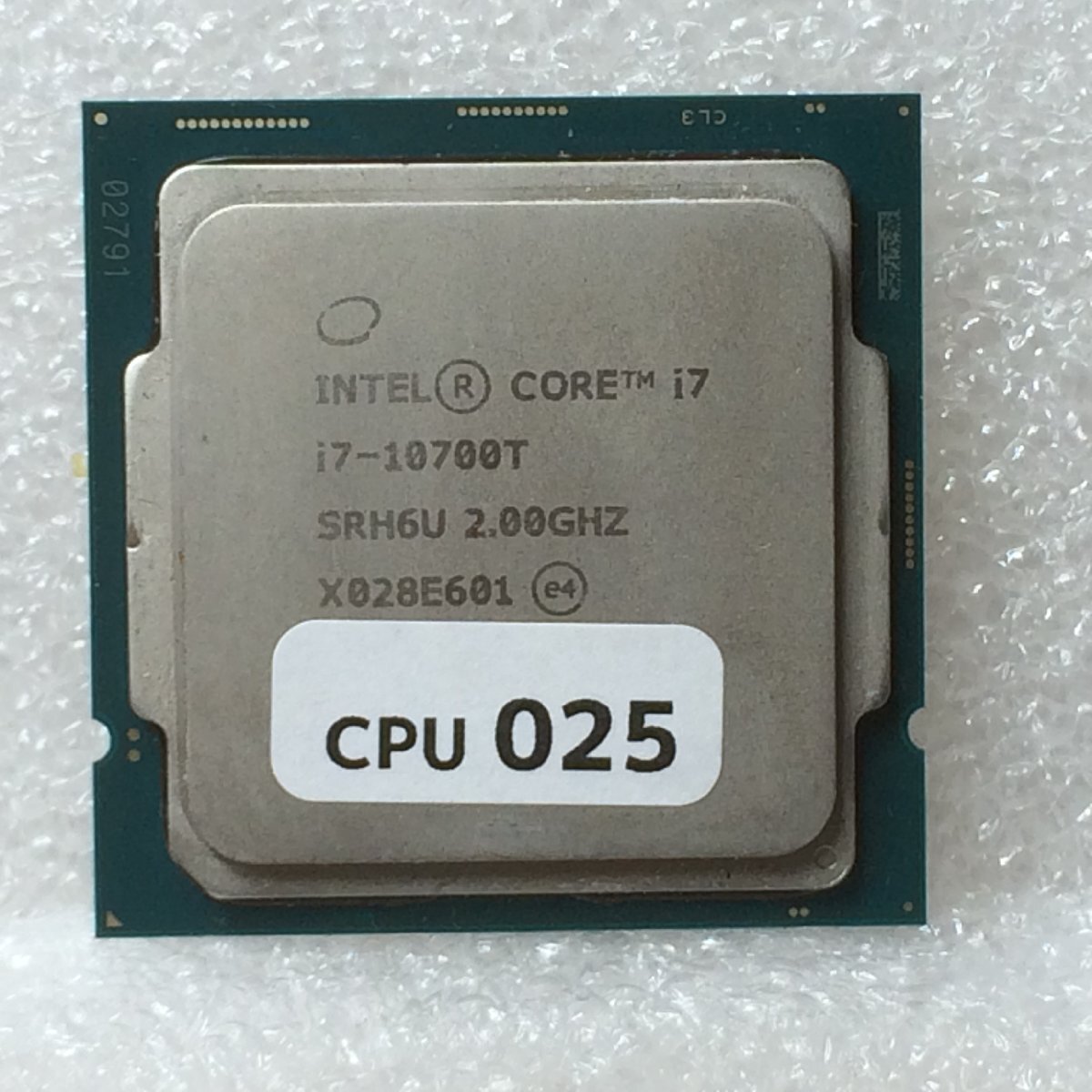 CPU025* used . taking .* not yet inspection *intel Core i7-10700T