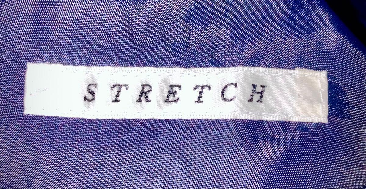 precious n-line スーツ　洋服の青山　ストライプ　ネイビー　紺　11号　スカート　STRETCH ストレッチ