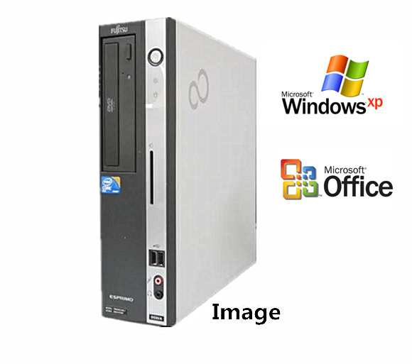中古パソコン デスクトップ Windows XP Pro 純正Microsoft Office 2010付 富士通パソコン Dシリーズ Core i3/メモリ4GB/新品SSD 240GB_画像1
