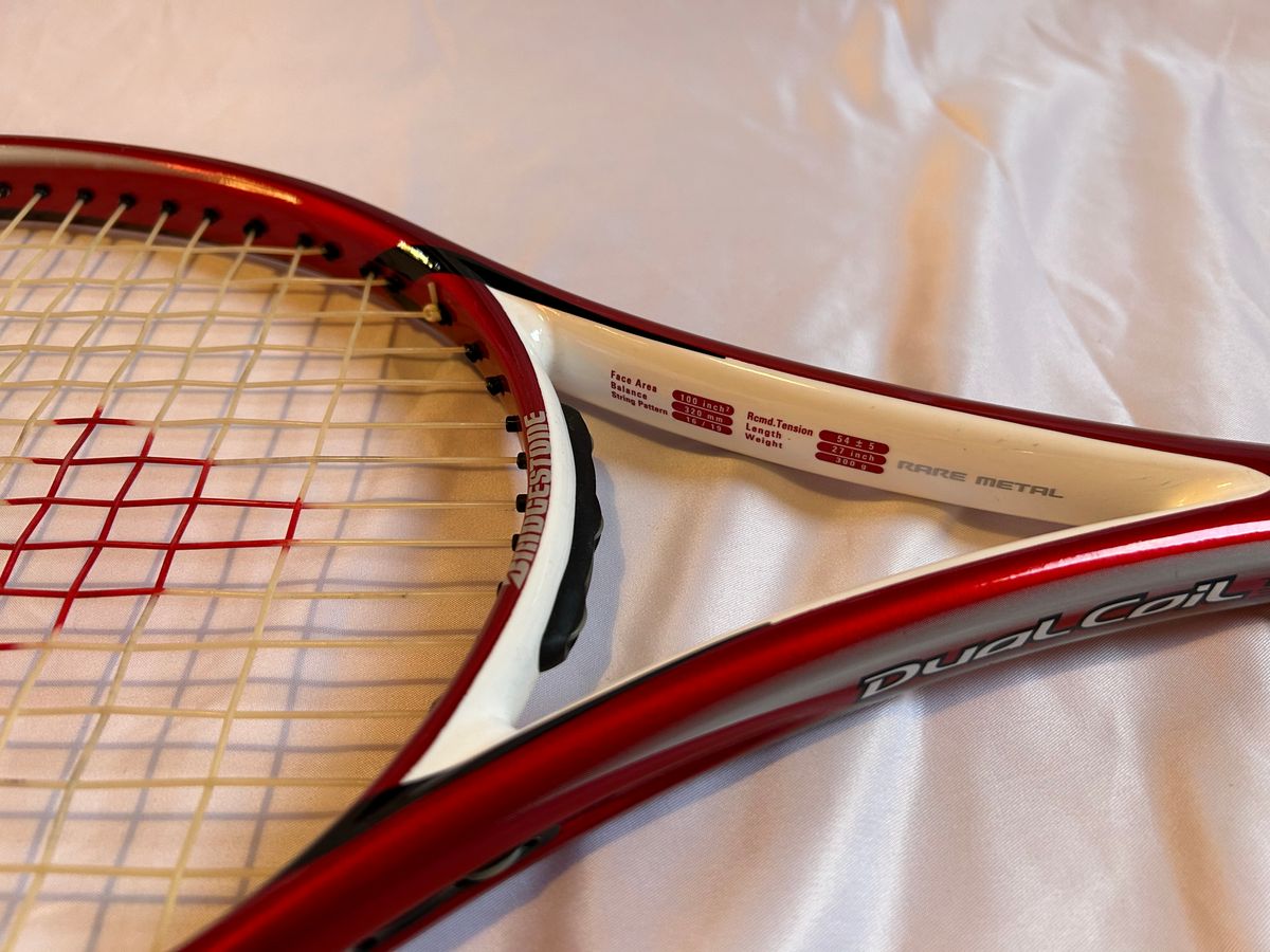 【美品】ブリヂストン デュアルコイル ツイン3.0 硬式テニスラケット