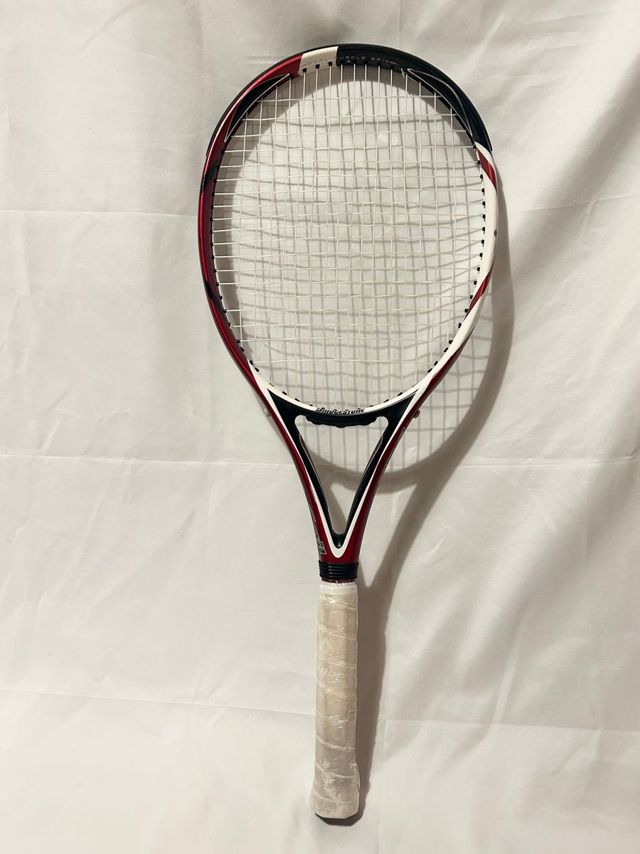 【美品】ブリヂストン デュアルコイル 3.0 レッド　硬式テニスラケット