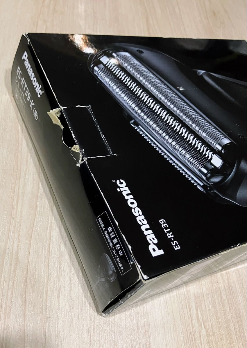 【新品】 Panasonic　メンズシェーバー 3枚刃　ES-RT39-K　黒