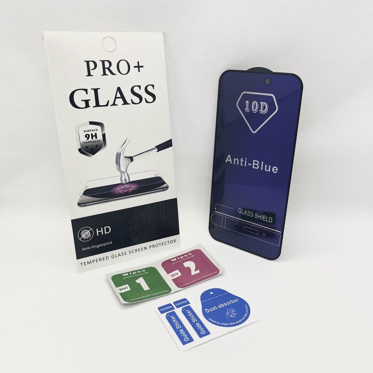 iPhone 15 / iPhone 15Pro対応 ブルーライトカット全面保護強化ガラスフィルム