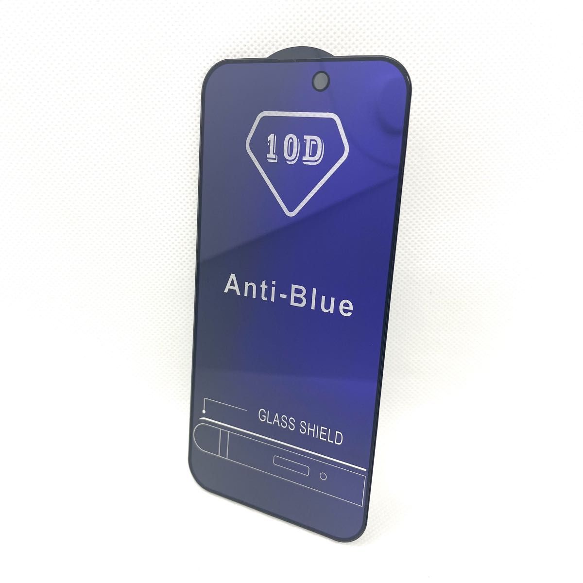 iPhone 15 / iPhone 15Pro対応 ブルーライトカット全面保護強化ガラスフィルム