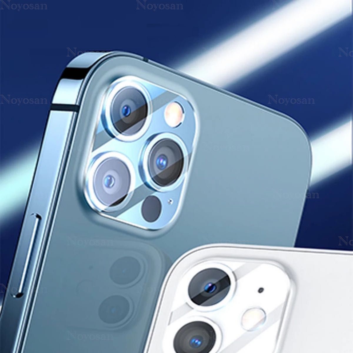 iPhone11ProMax対応 強硬度ガラスフィルム&背面カメラレンズ用ガラスフィルムセット2式
