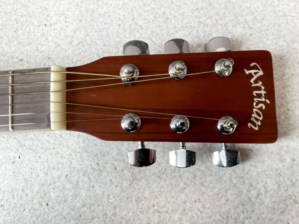 1円 ほぼ未使用 美品 ミニギター ミニアコースティックギター 付属品 付き セット 良品 売り切りの画像5