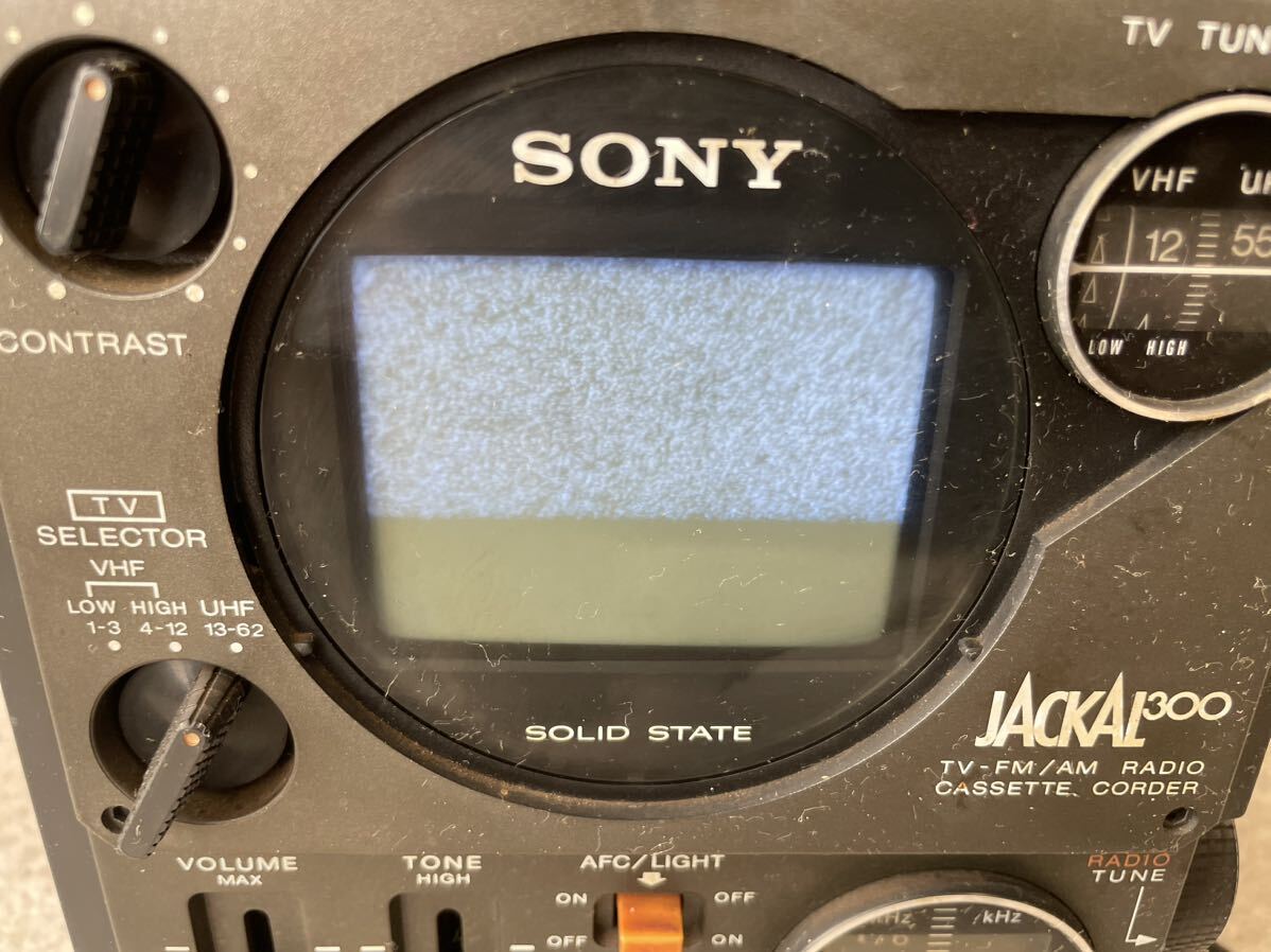 1 иен SONY Sony FX-300 Jackal JACKAL телевизор магнитола Showa Retro 1977 год производства Vintage античный Vintage распродажа 