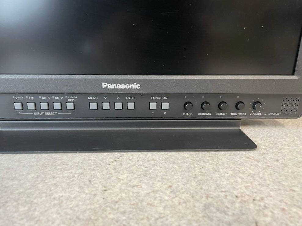 1円 良品 動作品 Panasonic パナソニック BT-LH1700W 17V型ワイド 業務用 LCDビデオモニター 放送業務用 スタンド付き 売り切りの画像5
