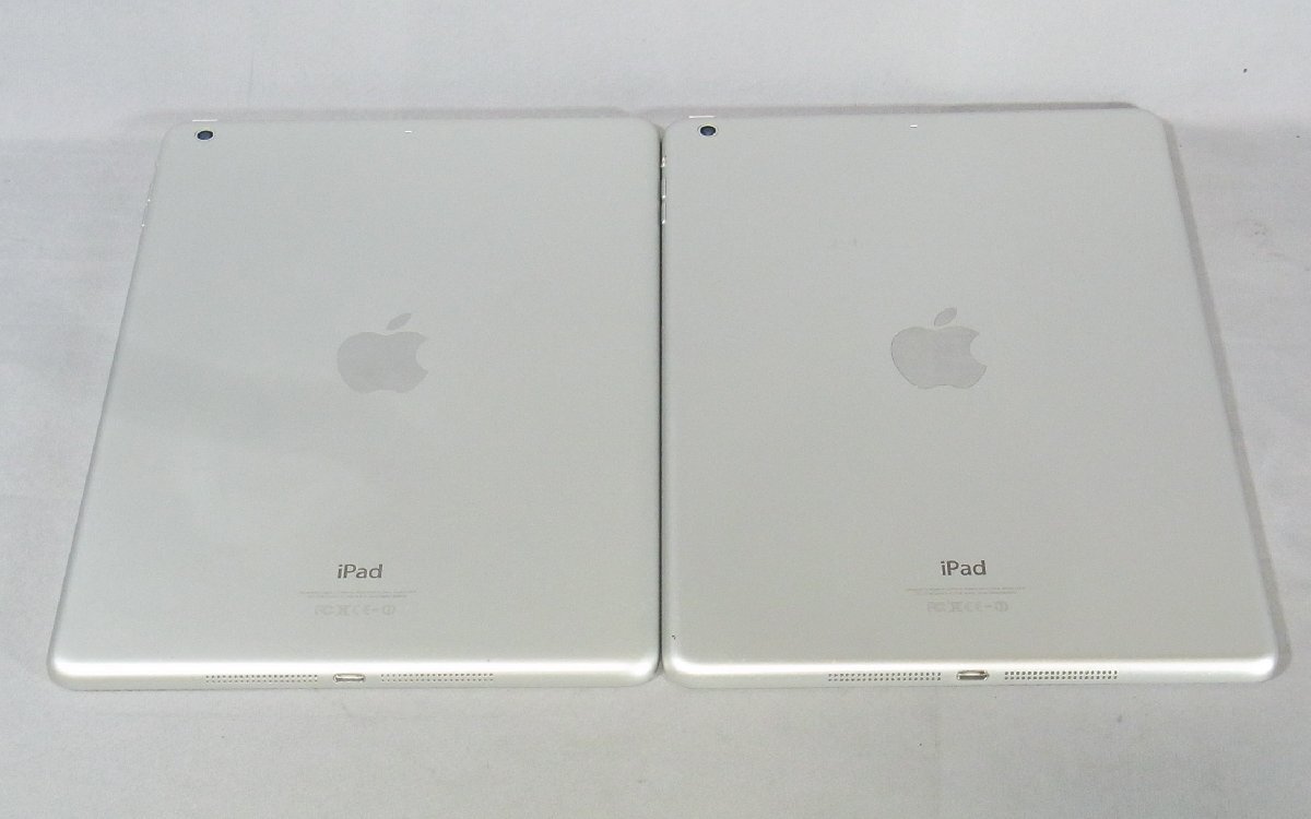 B39476 O-02303 Apple iPad Air Wi-Fiモデル 16GB MD788J/A 2台セット ジャンク_画像2