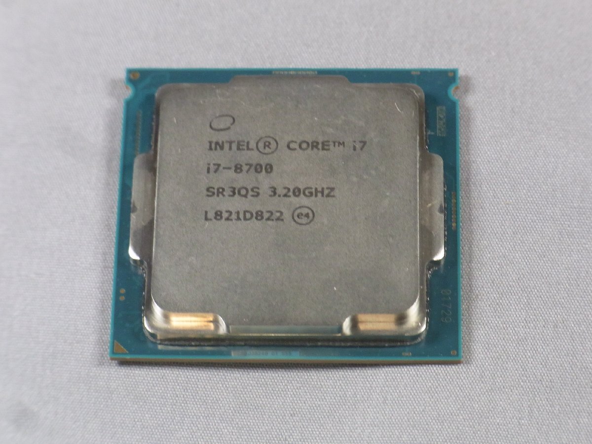 B39570 O-05116 intel Core i7-8700 SR3QS LGA1151 CPU operation goods 