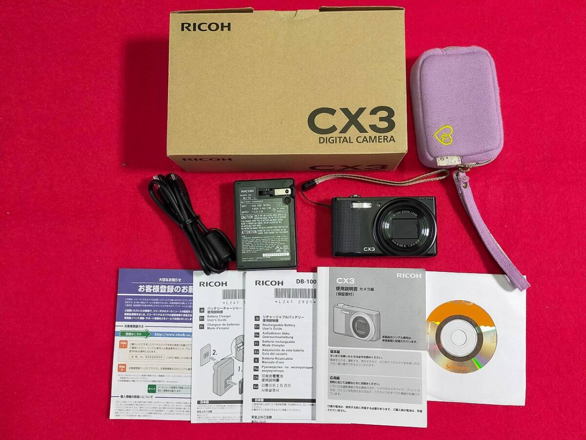 digital camera Ricoh CX3 use little no . beautiful Just size. pretty soft case attaching a little with translation 