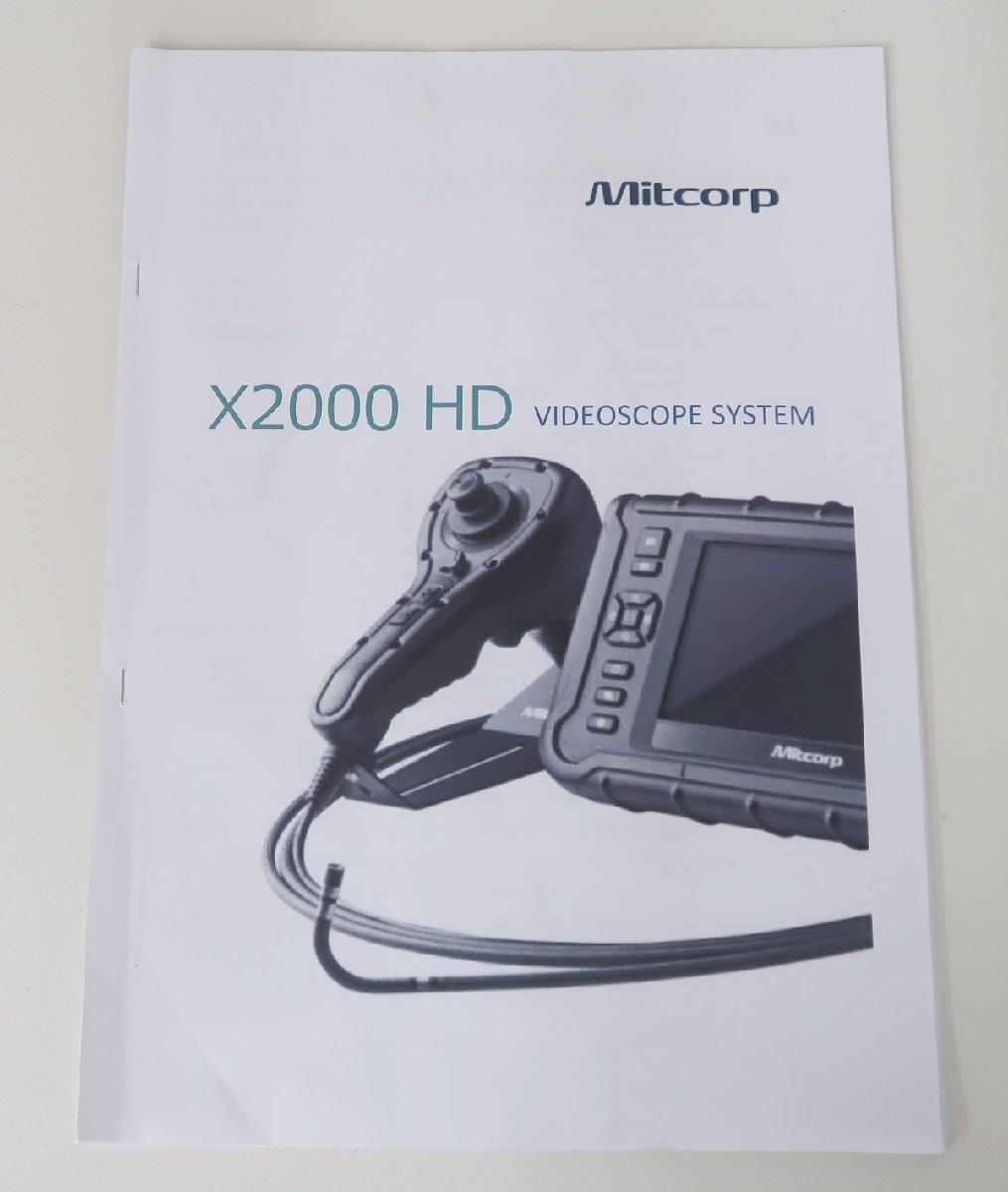 HV42554●Mitcorp/ミットコープ X2000HD ビデオスコープ 工業用ビデオ内視鏡 ※故障品※【返品保証なし】の画像7