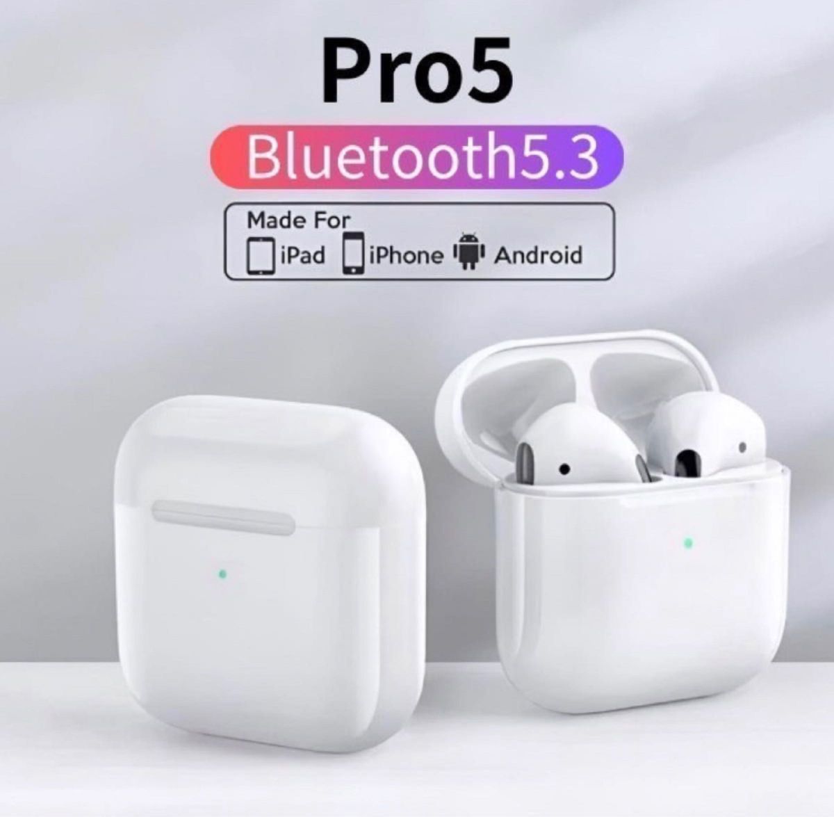 【2024年最新モデル】ワイヤレスイヤホン ENCノイズキャンセリング搭載　AirPods Pro 互換品　Bluetooth