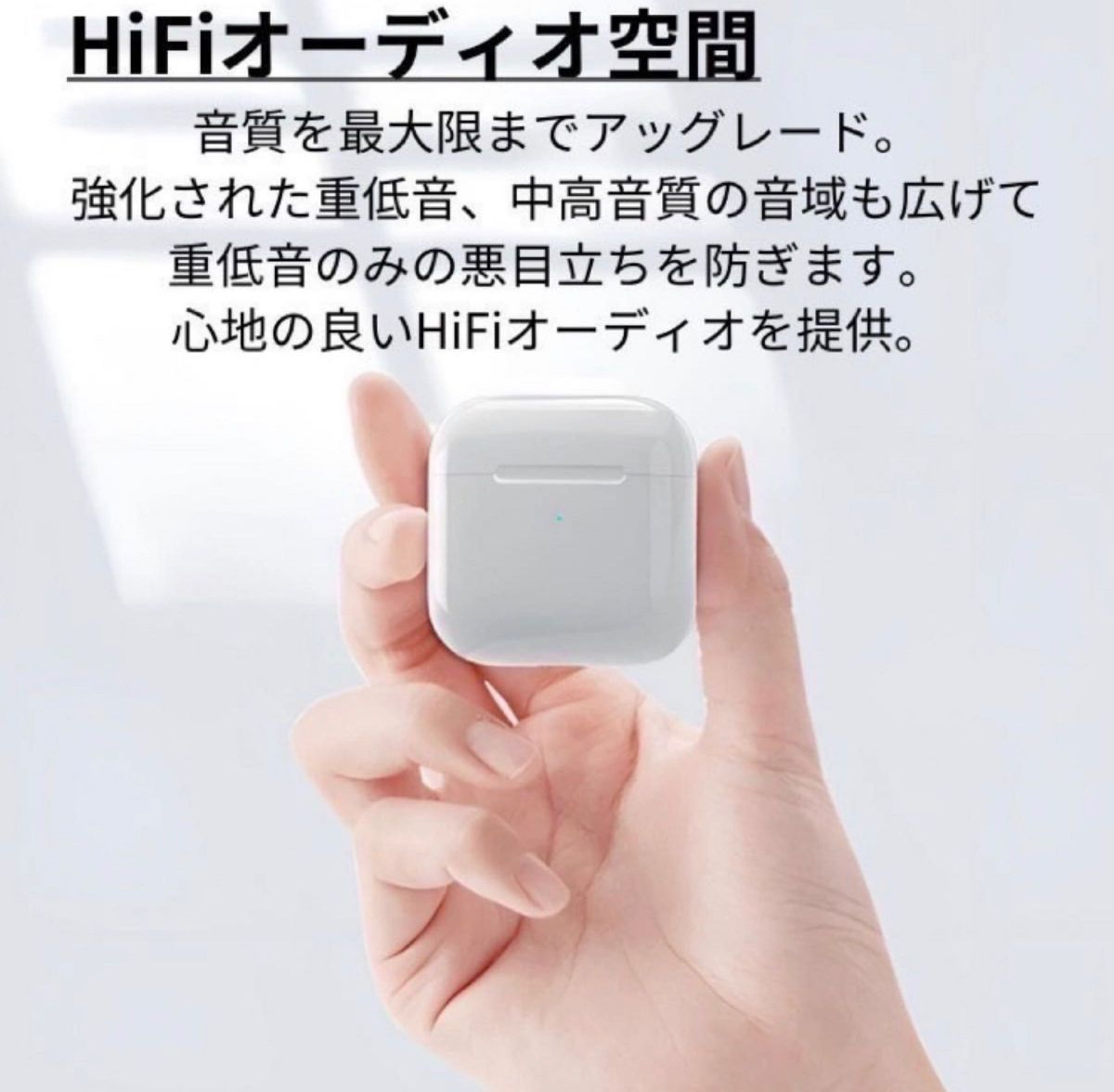 【2024年最新モデル】ワイヤレスイヤホン ENCノイズキャンセリング搭載　AirPods Pro 互換品　Bluetooth