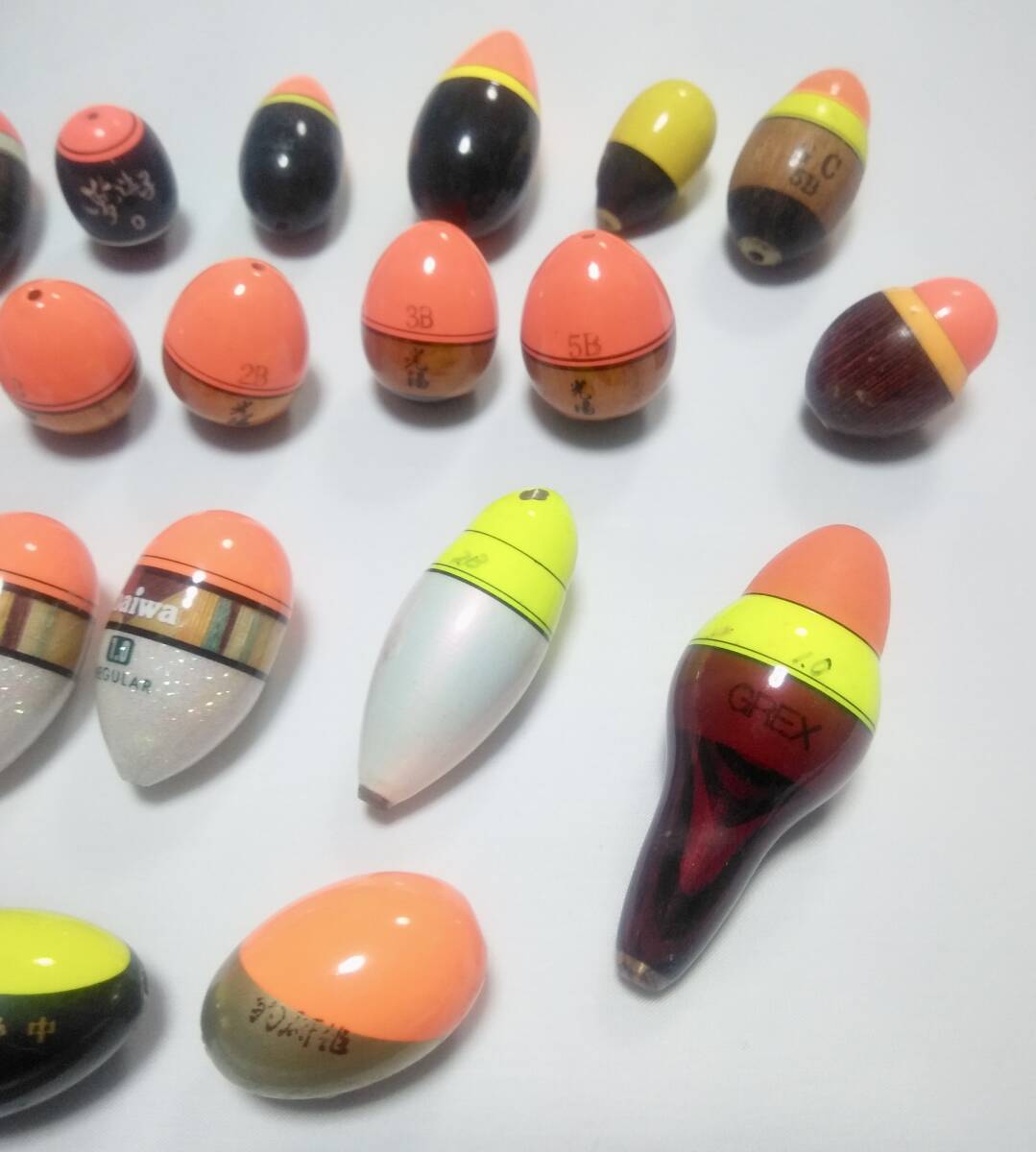  fishing . etc. cone float used 27 piece set 