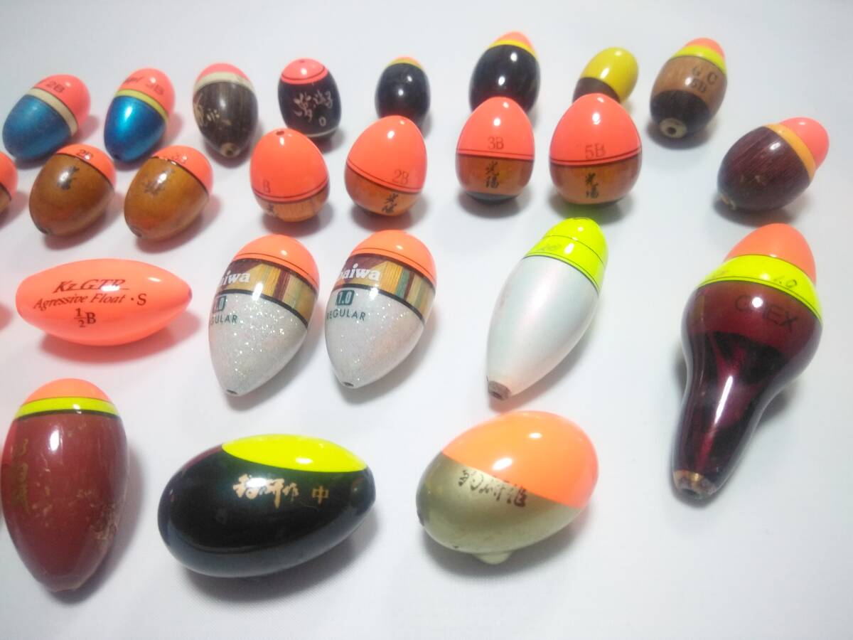  fishing . etc. cone float used 27 piece set 