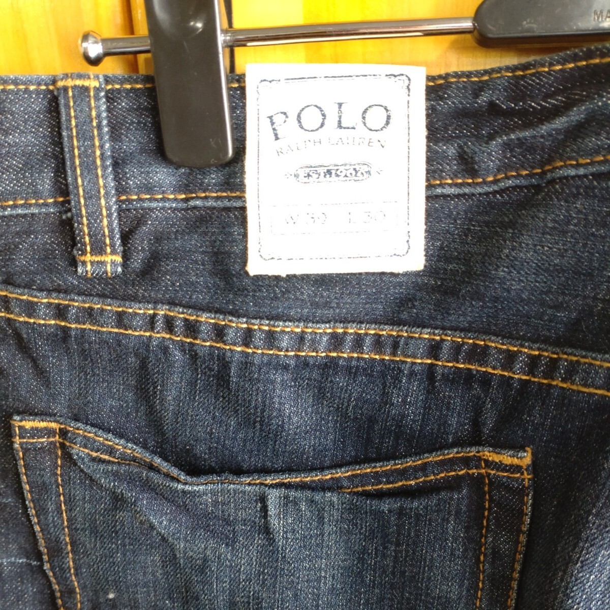 POLO ポロ ジーンズ デニム W 32 L 30 サイズ 参考価格 21000円 出品検索→ GAMSB HB _画像7