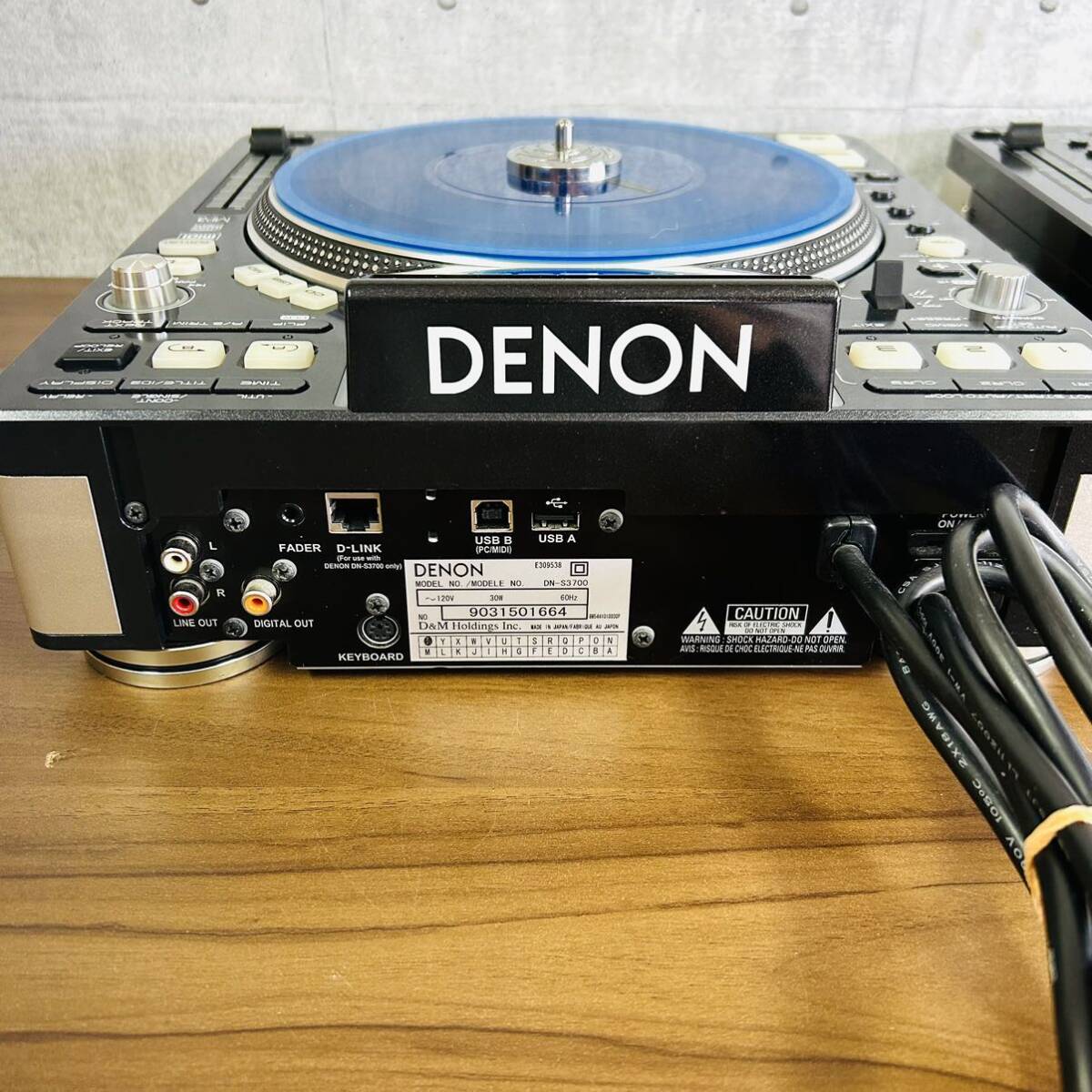 [ бесплатная доставка ] DENON Denon ten on DJ CD плеер DN-S3700 CDJ 2009 год производства пыль с чехлом 2 шт. комплект [ текущее состояние товар ]