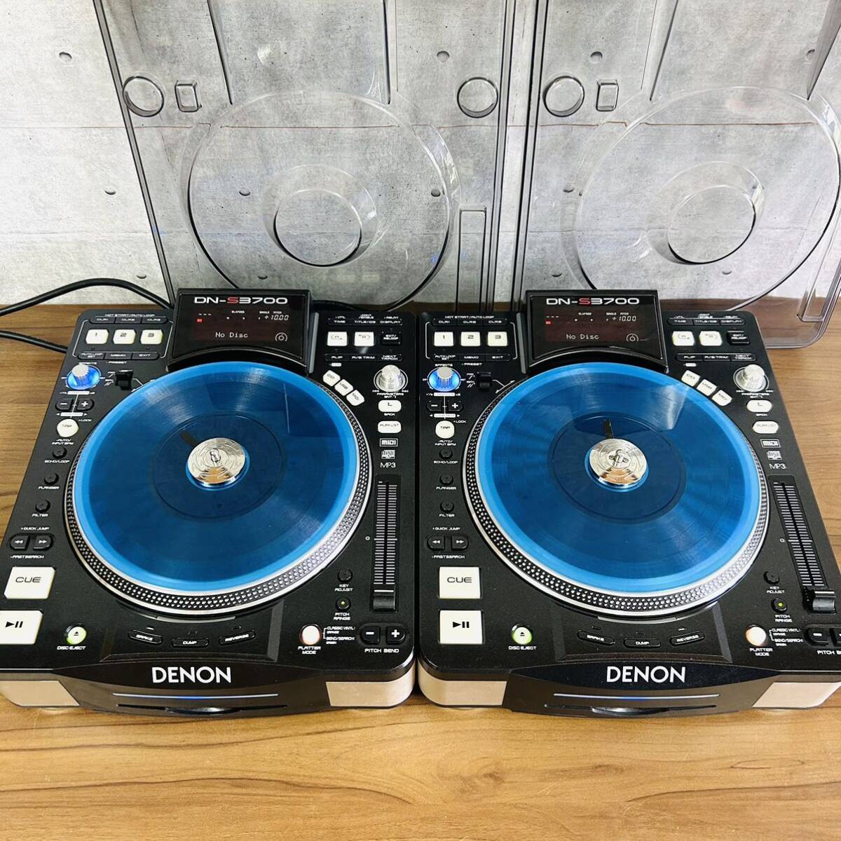 [ бесплатная доставка ] DENON Denon ten on DJ CD плеер DN-S3700 CDJ 2009 год производства пыль с чехлом 2 шт. комплект [ текущее состояние товар ]