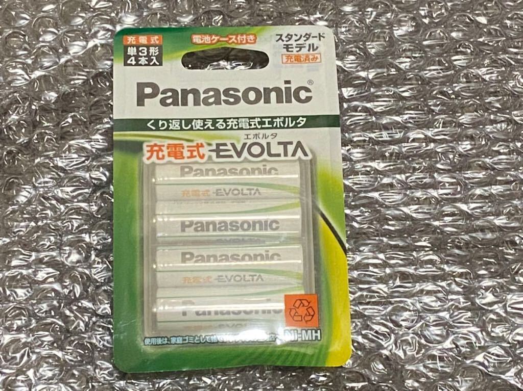 【新品未使用】パナソニック 単3形充電池 充電式ニッケル水素電池 4本入 エボルタ BK-3MLE/4BC Panasonic ②_画像1
