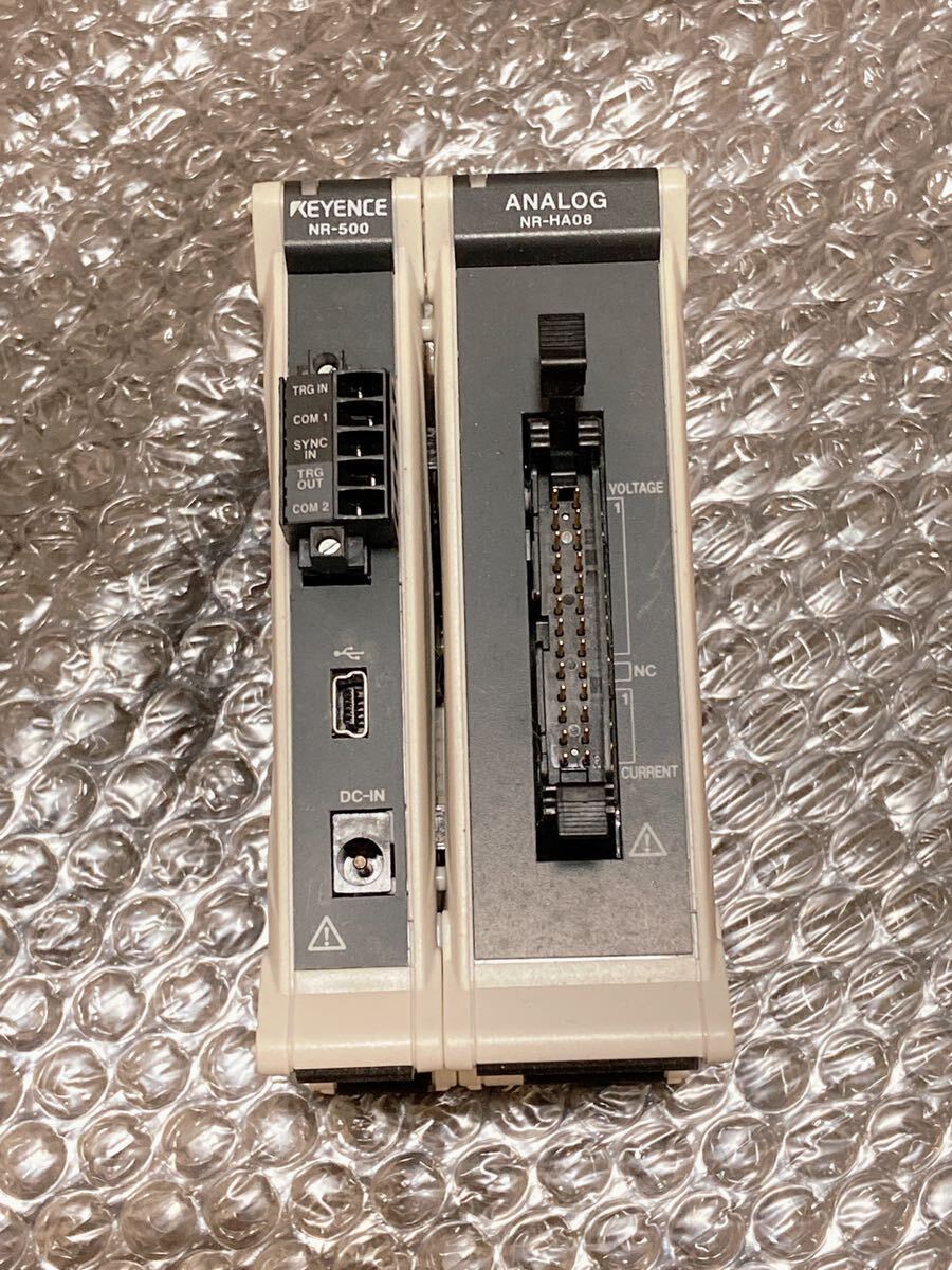 【中古】KEYENCE キーエンス NR-500+NR-HA08_画像1