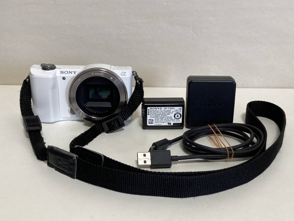 SONY α5000 ILCE-5000 беззеркальный однообъективный камера корпус белый 