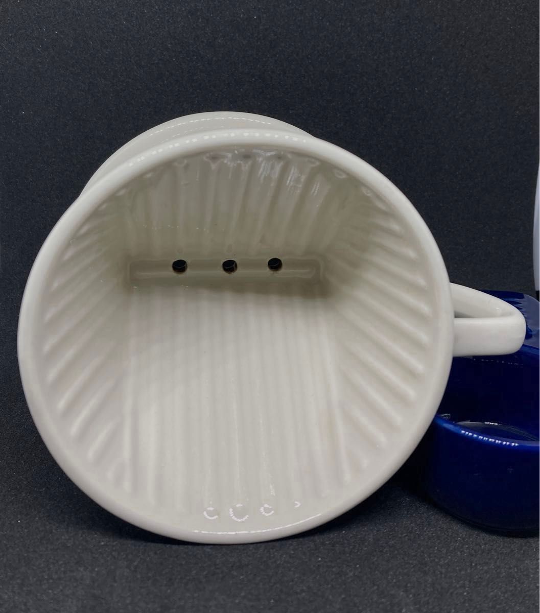 カリタ Kalita コーヒー ドリッパー 陶器製 1~2人用 ホワイト 101 ／ マキシム MAXIM 陶器製軽量スプーン付き