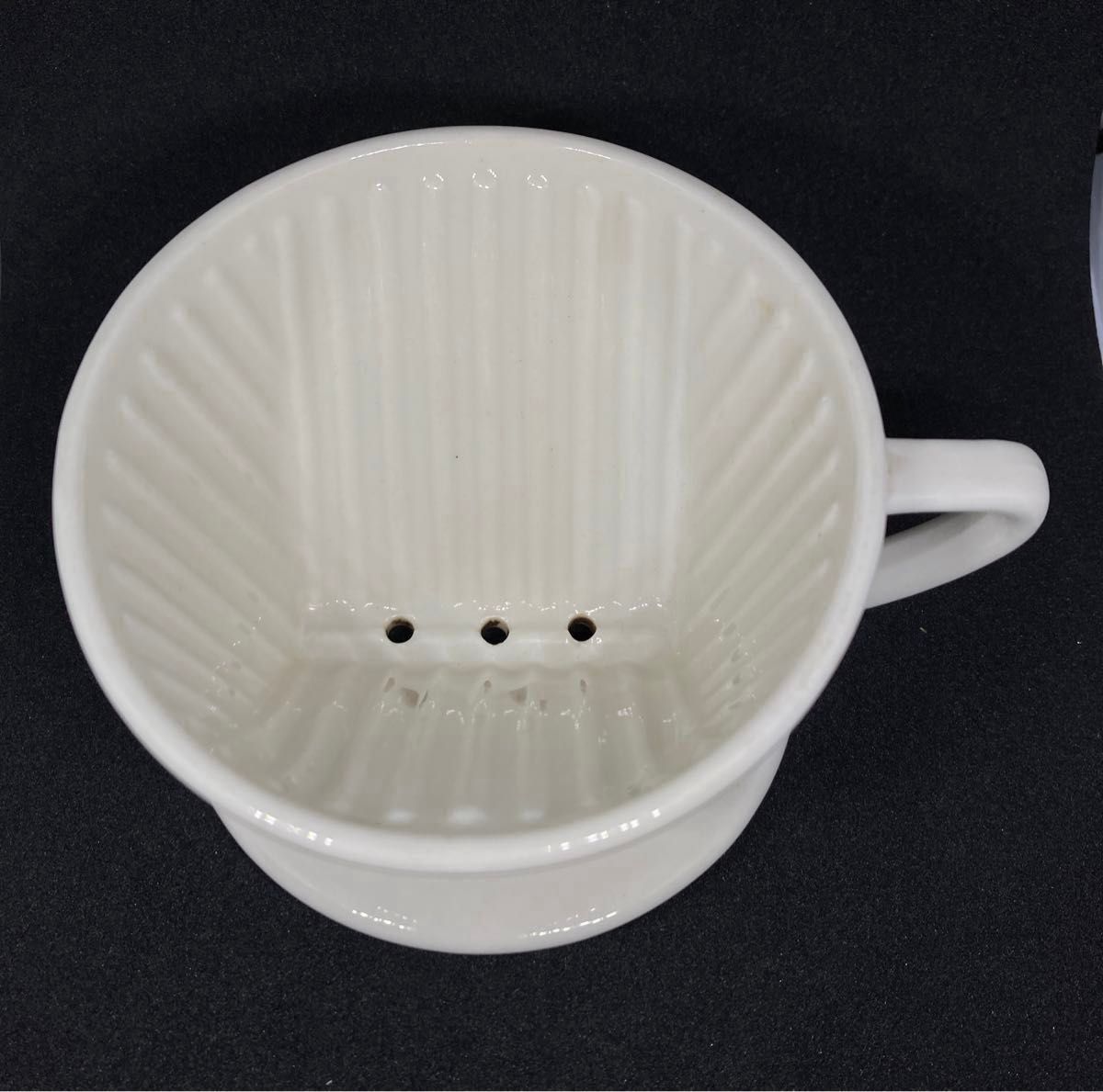 カリタ Kalita コーヒー ドリッパー 陶器製 1~2人用 ホワイト 101 ／ マキシム MAXIM 陶器製計量スプーン付き