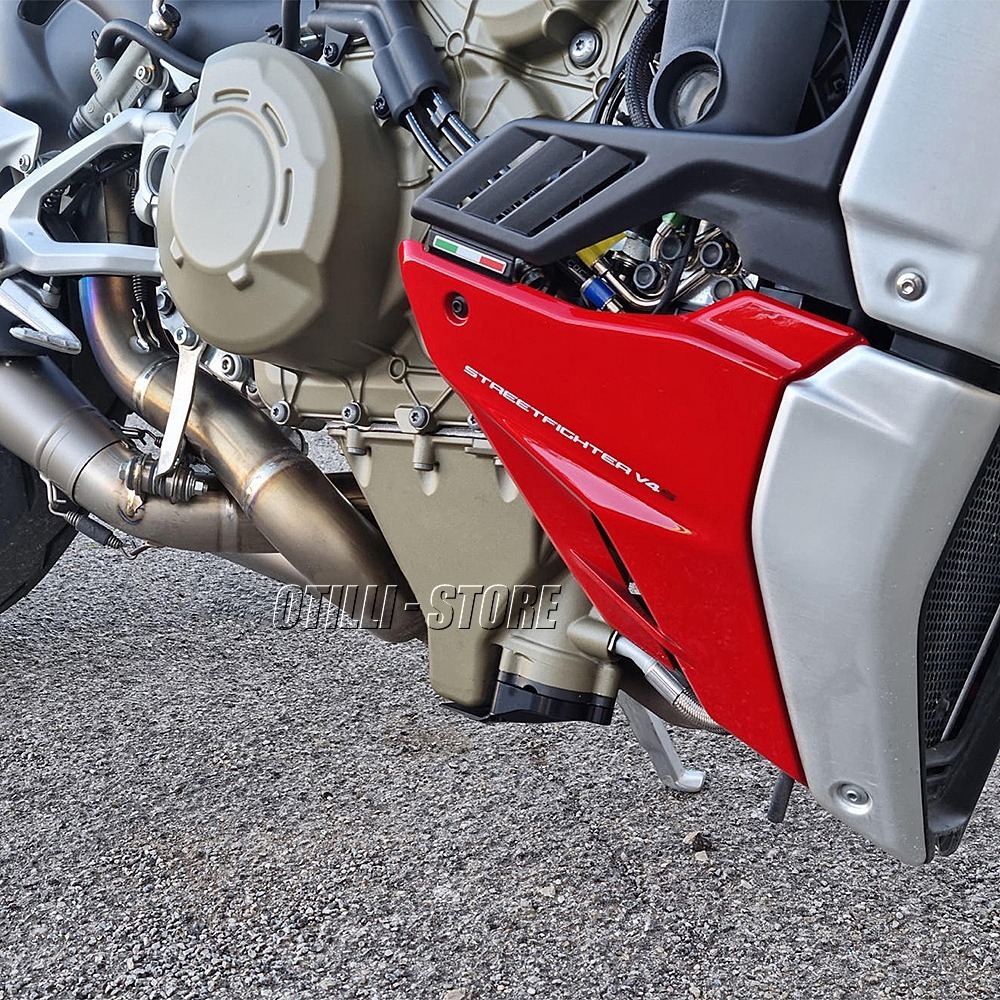 Ducati ドゥカティ ストリートファイター V4/V4S スーパーバイク パニガーレ V4/V4S/V4R オイルパン プロテクター_画像4